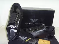 chaussures giorgio armani 2013 populaire man emporio tongue noir